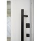 Entrance door ABWEHR with thermal break model Ufo Black COTTAGE (496)