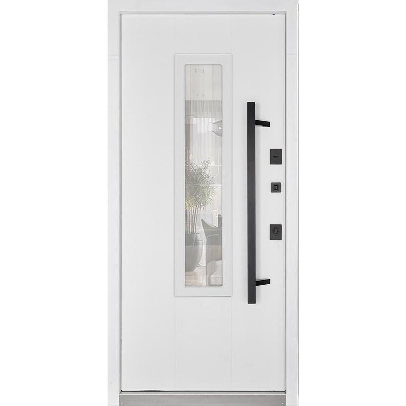 ABWEHR entrance door with thermal break, Revolution model, Termix configuration (LP6)