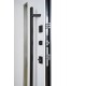 Entrance door ABWEHR with thermal break model Ufo Black COTTAGE (496)