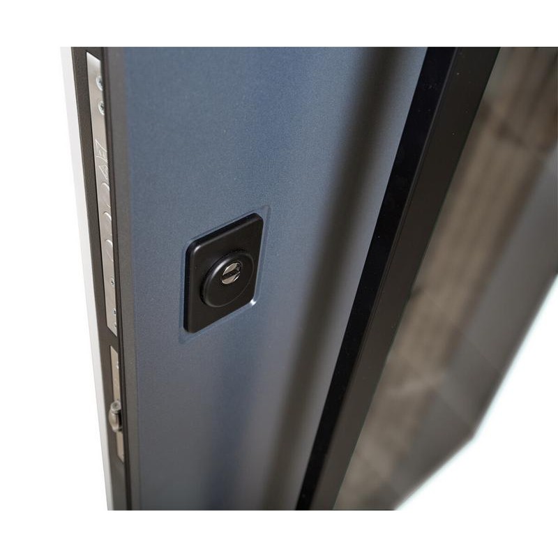 Entrance door ABWEHR with thermal break model Ufo Black COTTAGE (496)