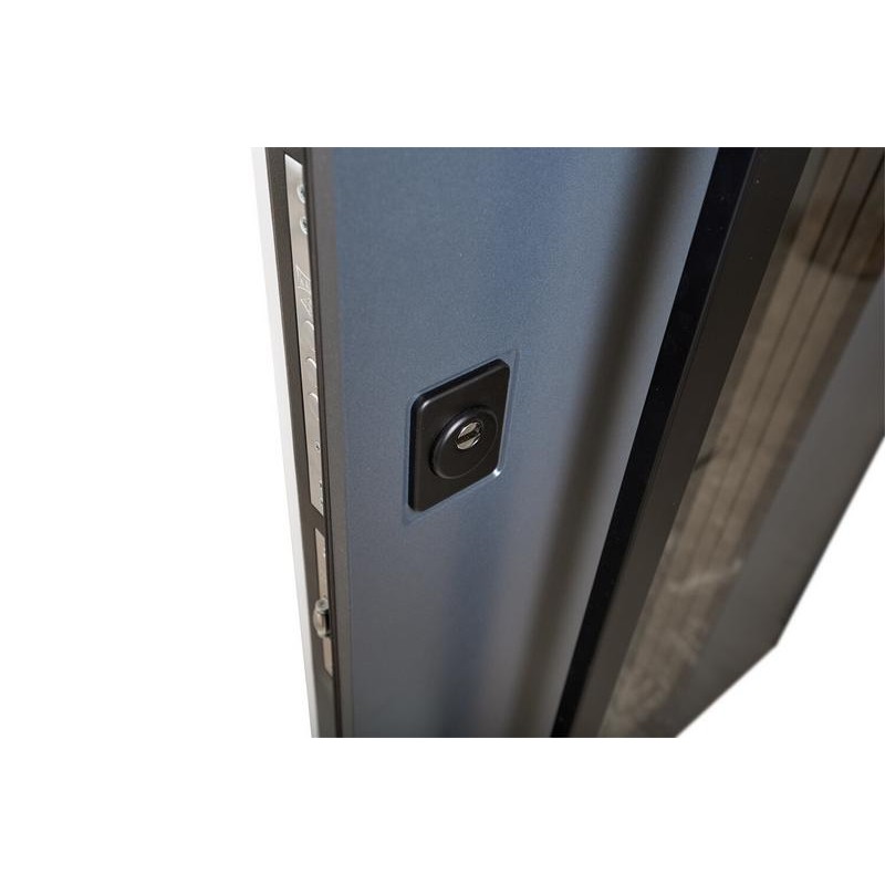 Entrance door ABWEHR with thermal break model Ufo Black COTTAGE (496)