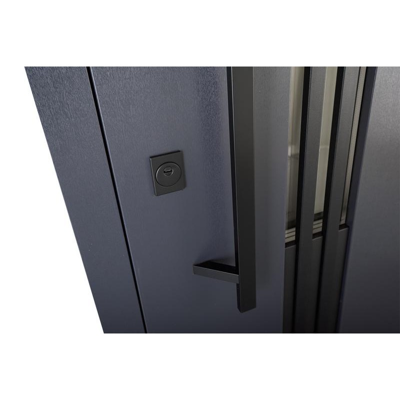 ABWEHR entrance door with thermal break, Revolution model, Termix configuration (LP6)