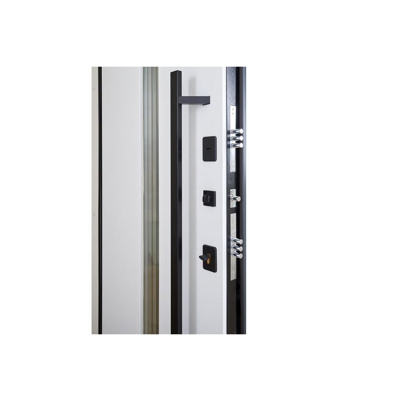 Entrance door ABWEHR with thermal break model Ufo Black COTTAGE (496)