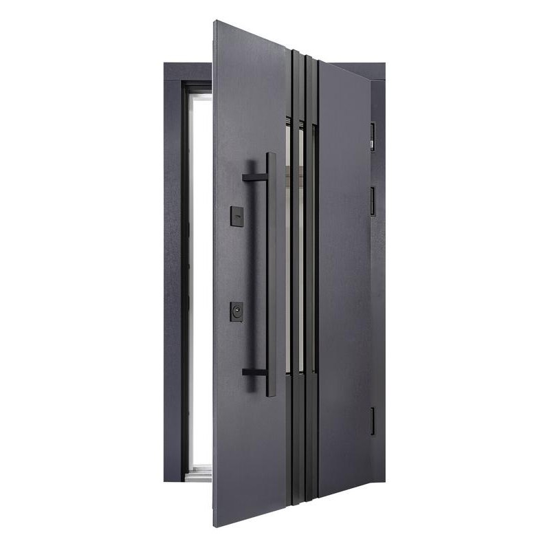 ABWEHR entrance door with thermal break, Revolution model, Termix configuration (LP6)