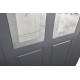 Entrance door ABWEHR with glass model Country NeoGlass COTTAGE (552)