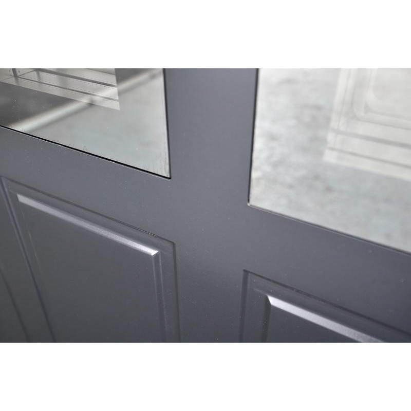 Entrance door ABWEHR with glass model Country NeoGlass COTTAGE (552)