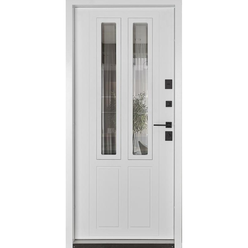 Entrance door ABWEHR with glass model Country NeoGlass COTTAGE (552)