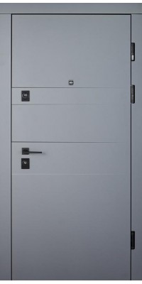 ABWEHR three-circuit entrance door Moderna model Grand configuration (493)