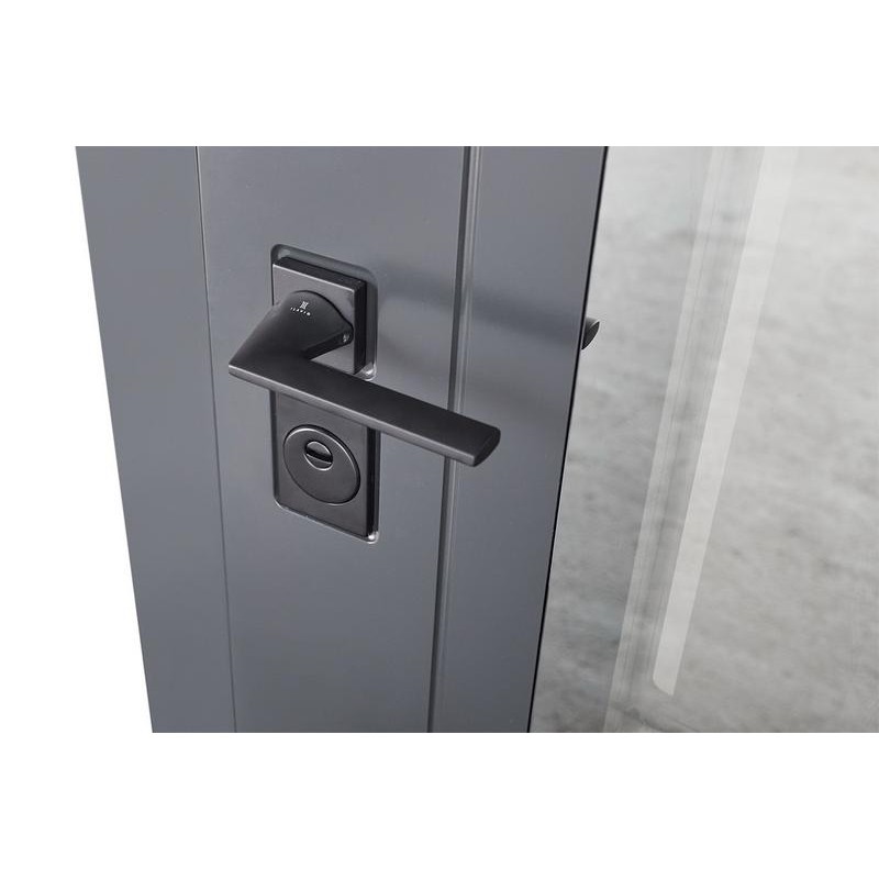 Entrance door ABWEHR with glass model Country NeoGlass COTTAGE (552)