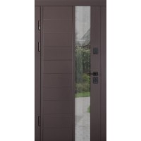 Вхідні двері ABWEHR з терморозривом модель Ufo комплектація COTTAGE (367)