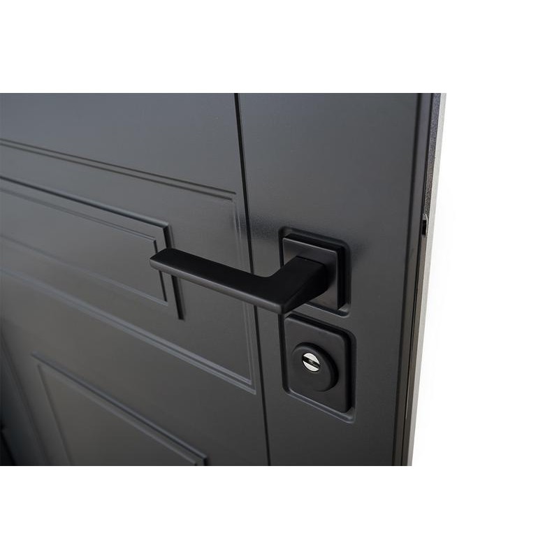 ABWEHR entrance door with thermal break model Scandi, COTTAGE configuration (498)