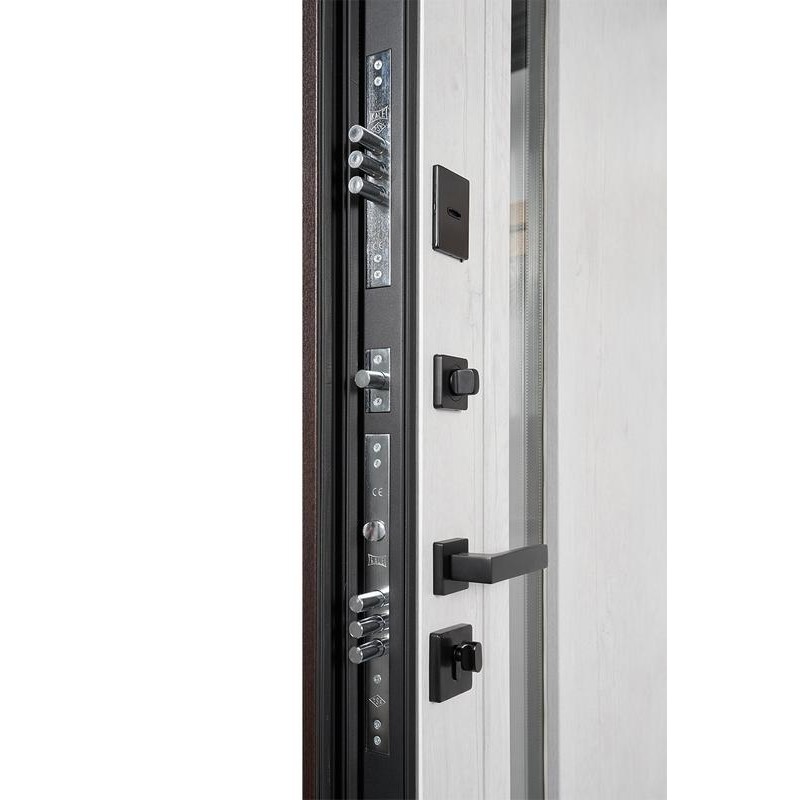 ABWEHR entrance door with thermal break model Tower, Termix configuration (527)