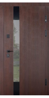 ABWEHR entrance door with thermal break model Tower, Termix configuration (527)
