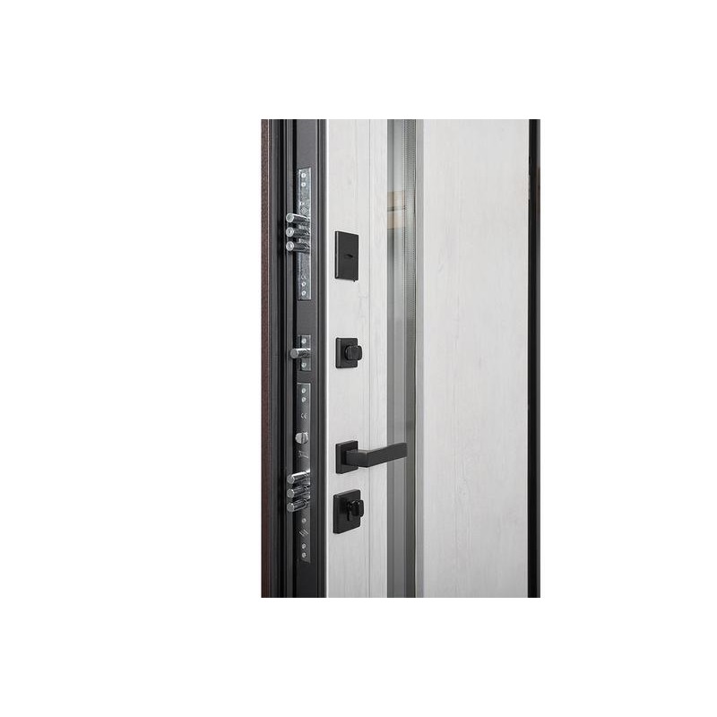 ABWEHR entrance door with thermal break model Tower, Termix configuration (527)