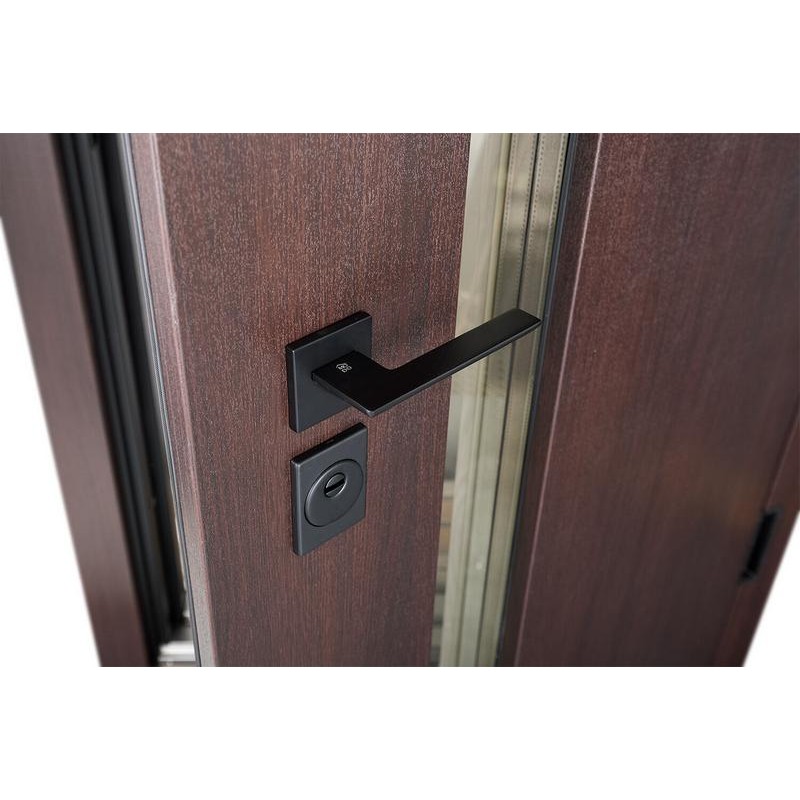 ABWEHR entrance door with thermal break model Tower, Termix configuration (527)