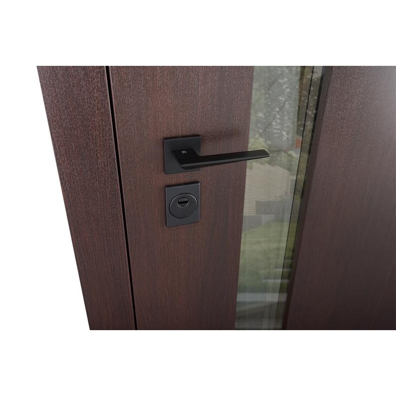 ABWEHR entrance door with thermal break model Tower, Termix configuration (527)