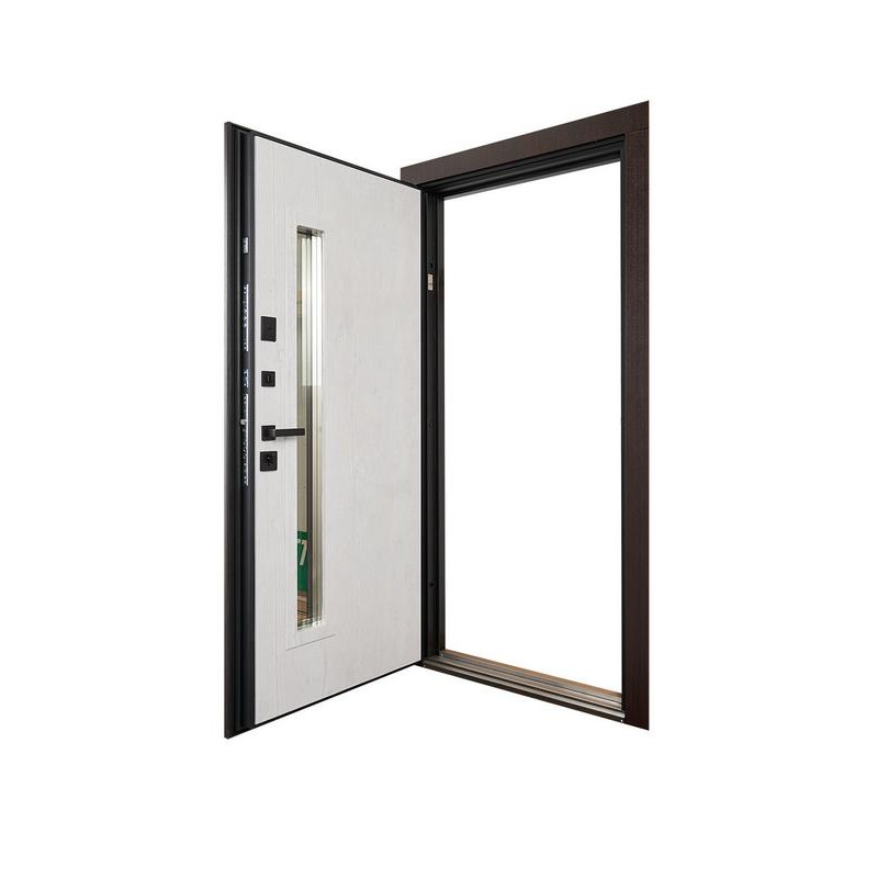 ABWEHR entrance door with thermal break model Tower, Termix configuration (527)