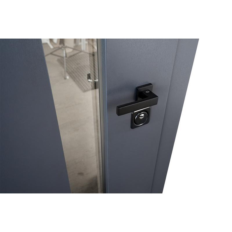 ABWEHR entrance door with thermal break model Tower, Termix configuration (527)
