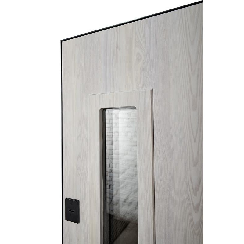 ABWEHR entrance door with thermal break model Tower, Termix configuration (527)