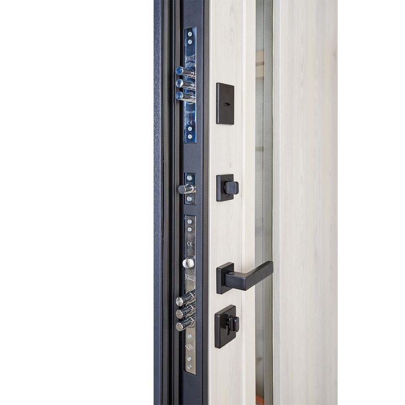 ABWEHR entrance door with thermal break model Tower, Termix configuration (527)