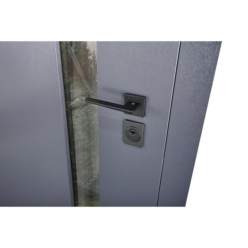 ABWEHR entrance door with thermal break model Tower, Termix configuration (527)