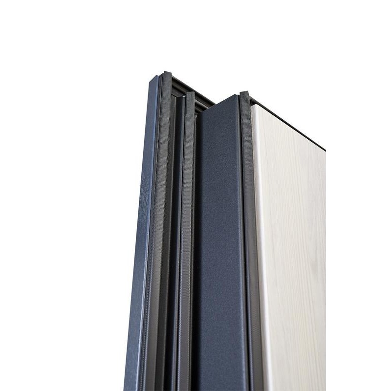 ABWEHR entrance door with thermal break model Tower, Termix configuration (527)