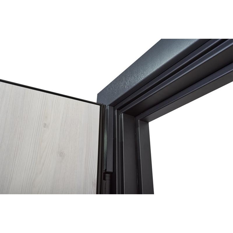 ABWEHR entrance door with thermal break model Tower, Termix configuration (527)