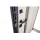 ABWEHR entrance door with thermal break model Tower, Termix configuration (527)