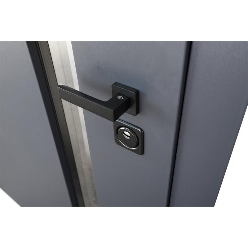 ABWEHR entrance door with thermal break model Tower, Termix configuration (527)