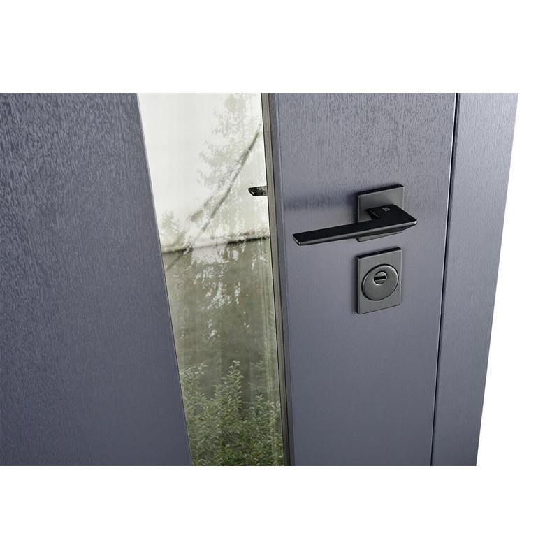 ABWEHR entrance door with thermal break model Tower, Termix configuration (527)