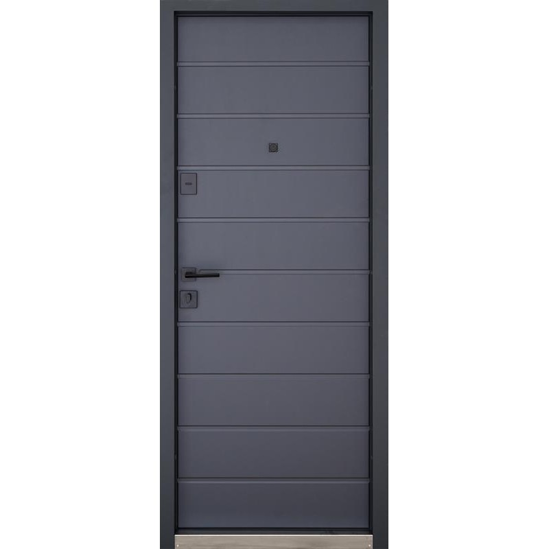 ABWEHR entrance door Solid, Defender configuration (KTM-76) RAL7021T