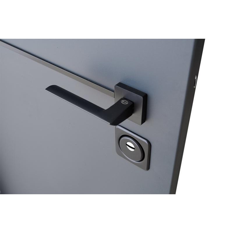 ABWEHR entrance door Solid, Defender configuration (KTM-76) RAL7021T