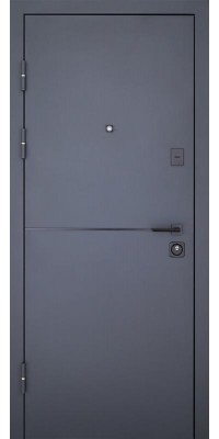ABWEHR entrance door Solid, Defender configuration (KTM-76) RAL7021T