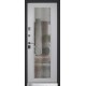 ABWEHR entrance door with graphite mirror, Selena model, Megapolis MG3 configuration (583)