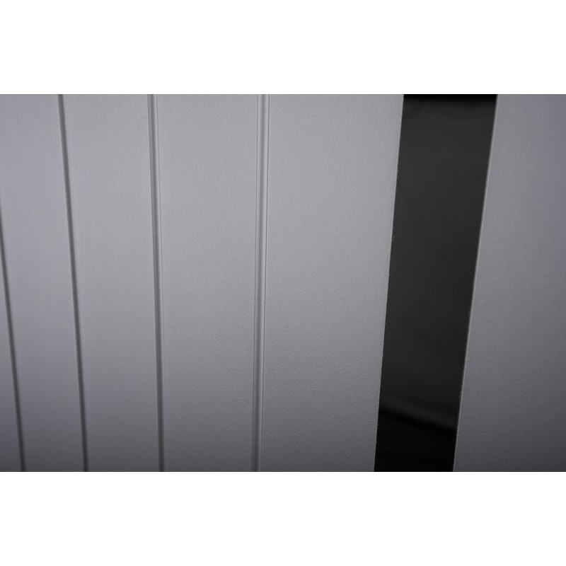 ABWEHR entrance door with graphite mirror, Selena model, Megapolis MG3 configuration (583)