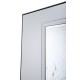 ABWEHR entrance door with graphite mirror, Selena model, Megapolis MG3 configuration (583)