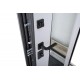 ABWEHR entrance door with graphite mirror, Selena model, Megapolis MG3 configuration (583)