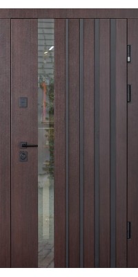 ABWEHR entrance door with thermal break Avenue model Termix configuration (537)