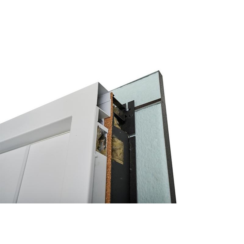 ABWEHR entrance door with thermal break Avenue model Termix configuration (537)