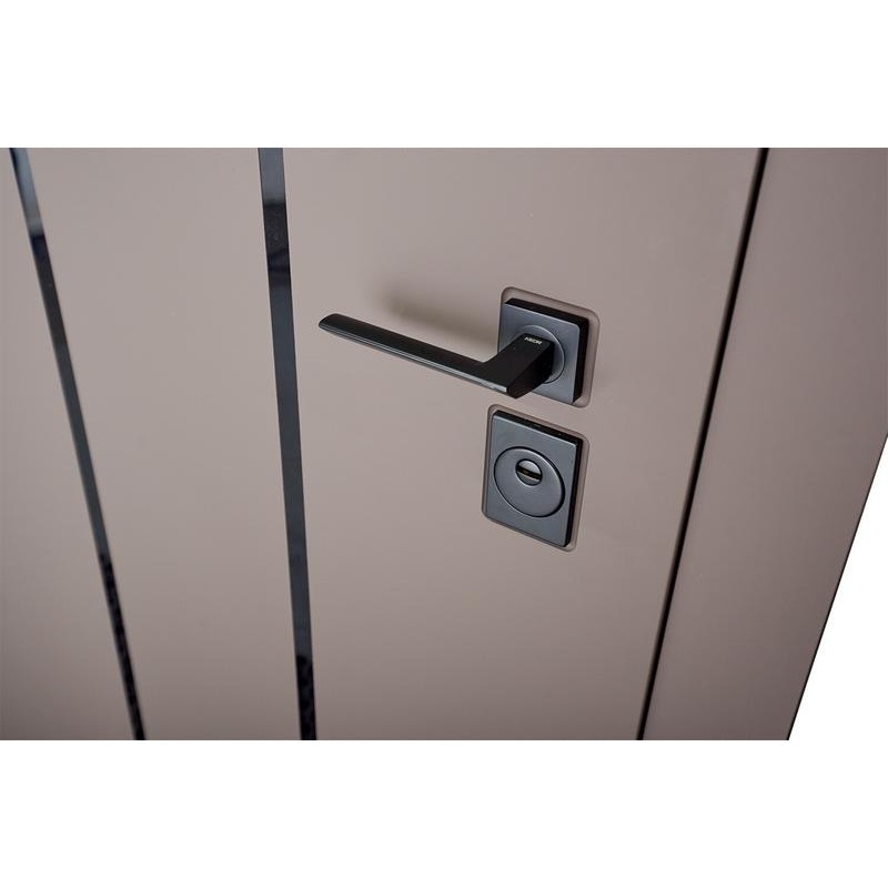 ABWEHR mirrored entrance door, Mira model, Megapolis Kale configuration (549)