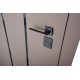 ABWEHR mirrored entrance door, Mira model, Megapolis Kale configuration (549)
