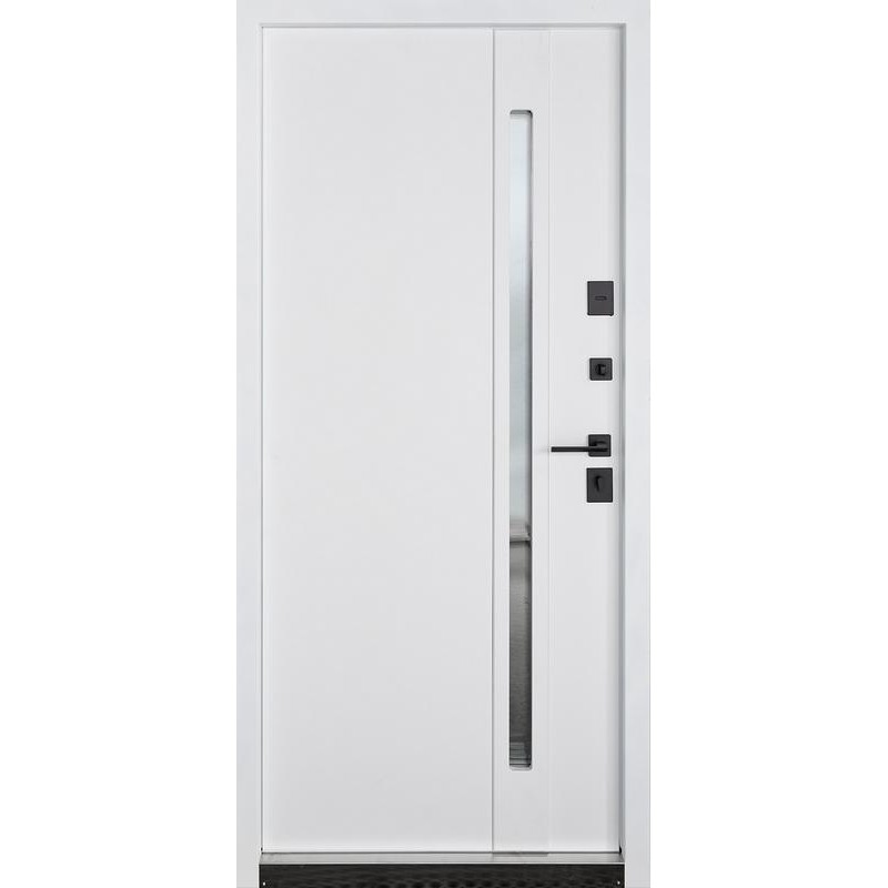 ABWEHR entrance door with thermal break Avenue model Termix configuration (537)