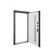 ABWEHR entrance door with thermal break Avenue model Termix configuration (537)
