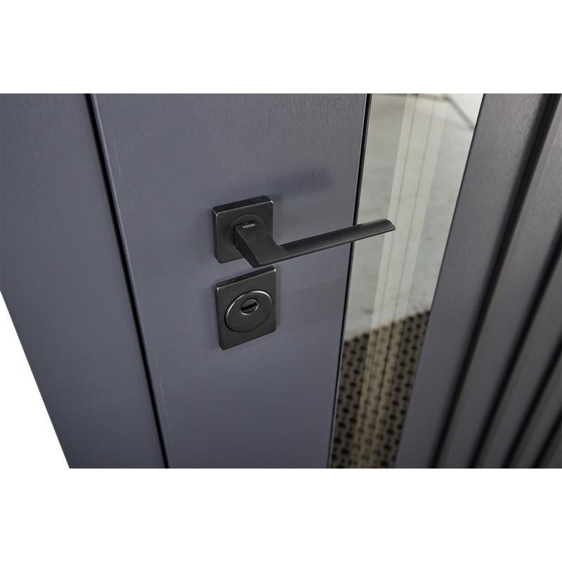 ABWEHR entrance door with thermal break Avenue model Termix configuration (537)