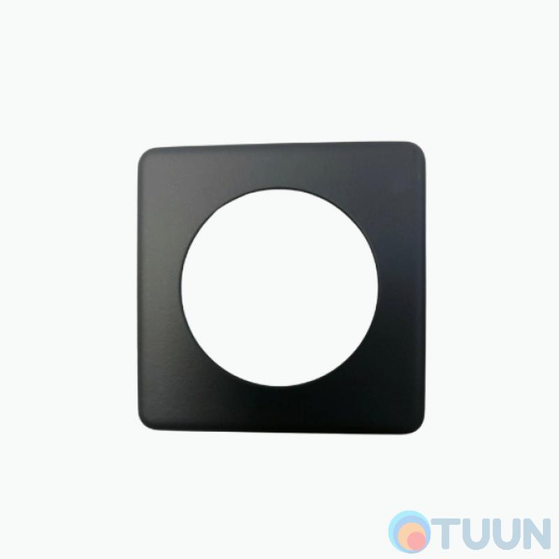 Cipierre, decorative tread plate, square, black