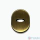 Cipierre, oval decorative cover for a key, bronze
