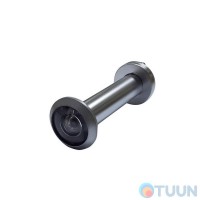 Elephant, door peephole, round, matt chrome