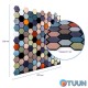 Self-adhesive aluminum tile 300x300x3mm SW-00001935 (D)