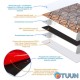 Self-adhesive aluminum tile 300x300x3mm SW-00001927 (D)