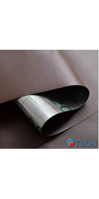 Self-adhesive eco-leather in a roll 1.37*1m*0.5mm Brown (D) SW-00001360